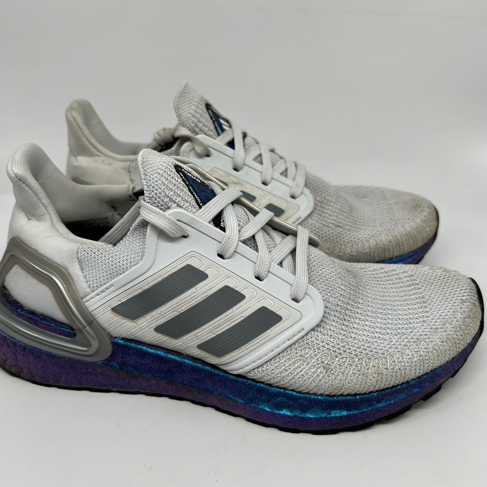 Adidas Ultraboost 20 ISS US National Lab Grey Iridescent EG1369 Womens 6.5 shoes